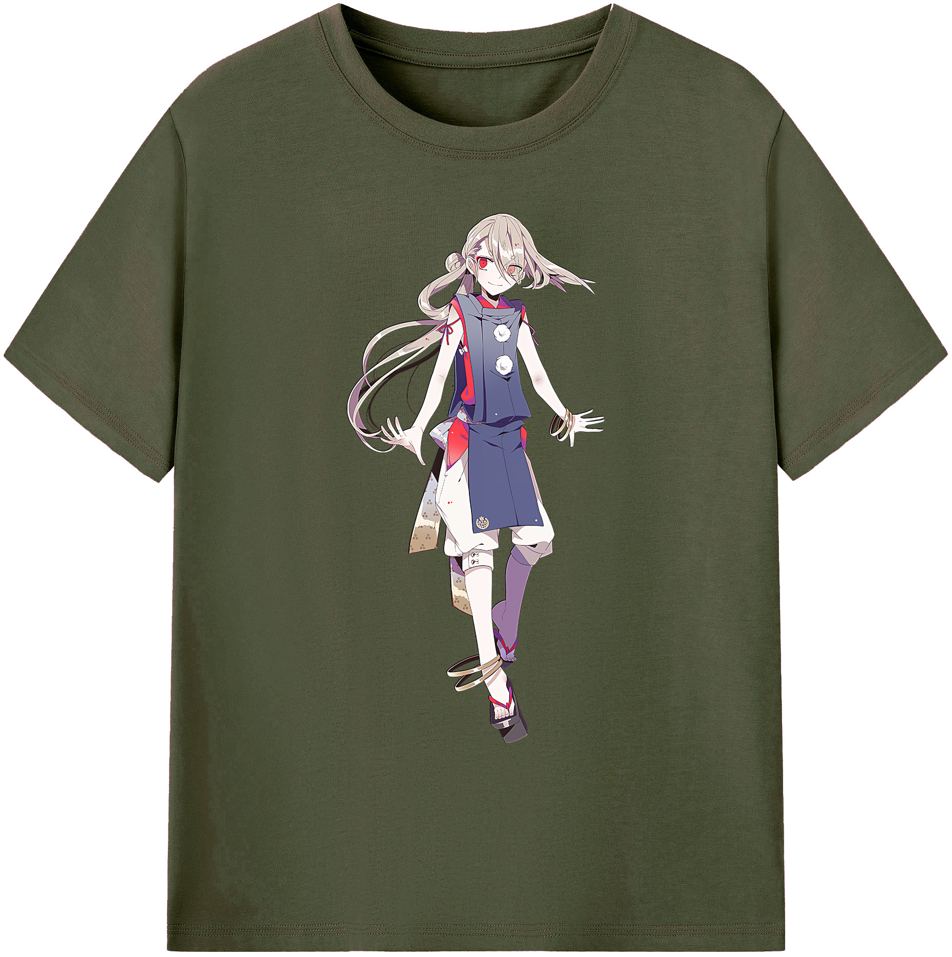 （画像用） 刀剣乱舞 Touken Ranbu 綿100％ メンズ半袖Tシャツ｜肌触りやわらか＆通気性